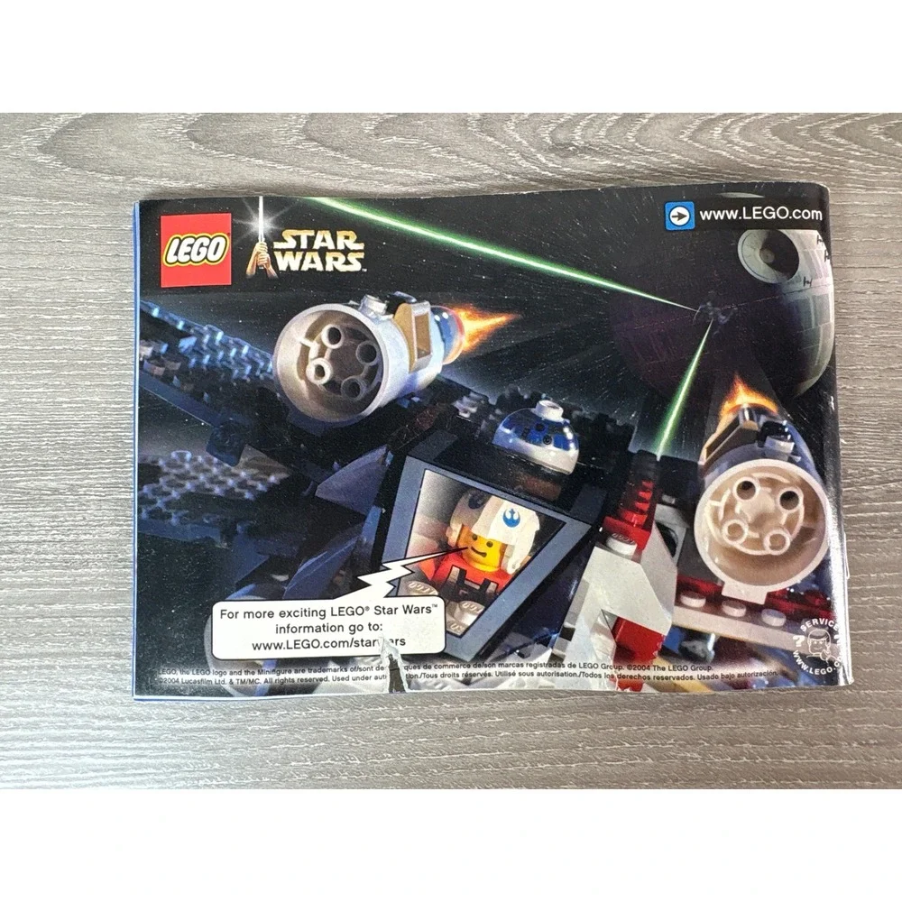 LEGO Star Wars 4500 Rebel Snowspeeder Instruction Manual Original Trilogy 2004